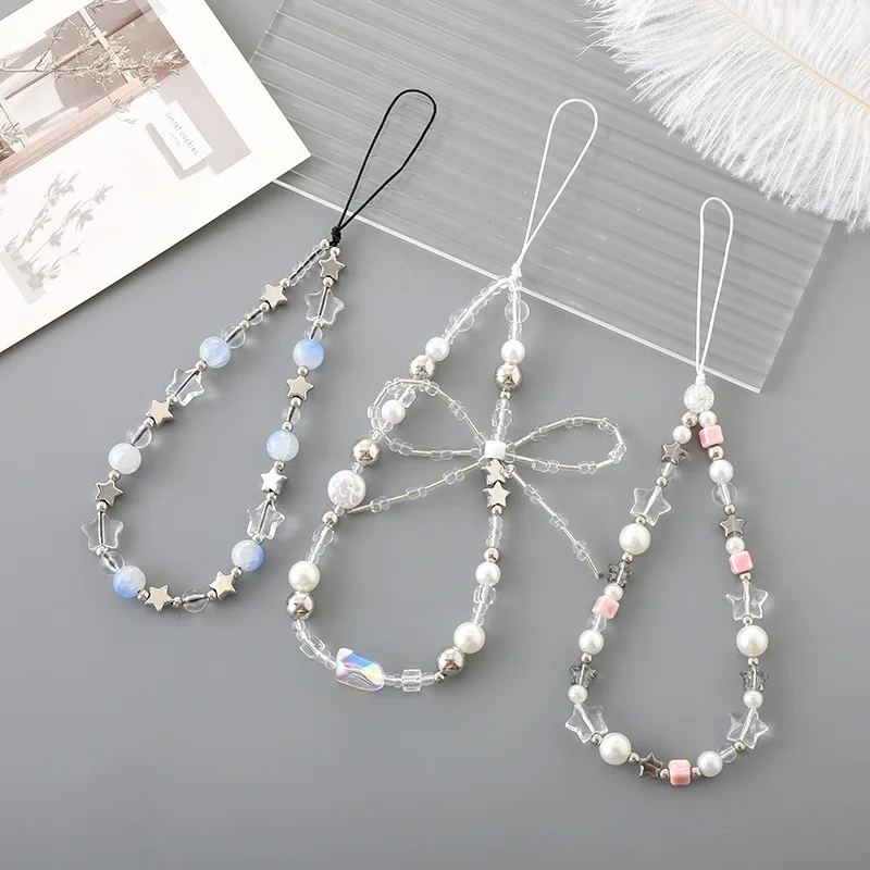 Phone Accessories Pictures - Модный бисерный ремешок-цепочка для телефона с