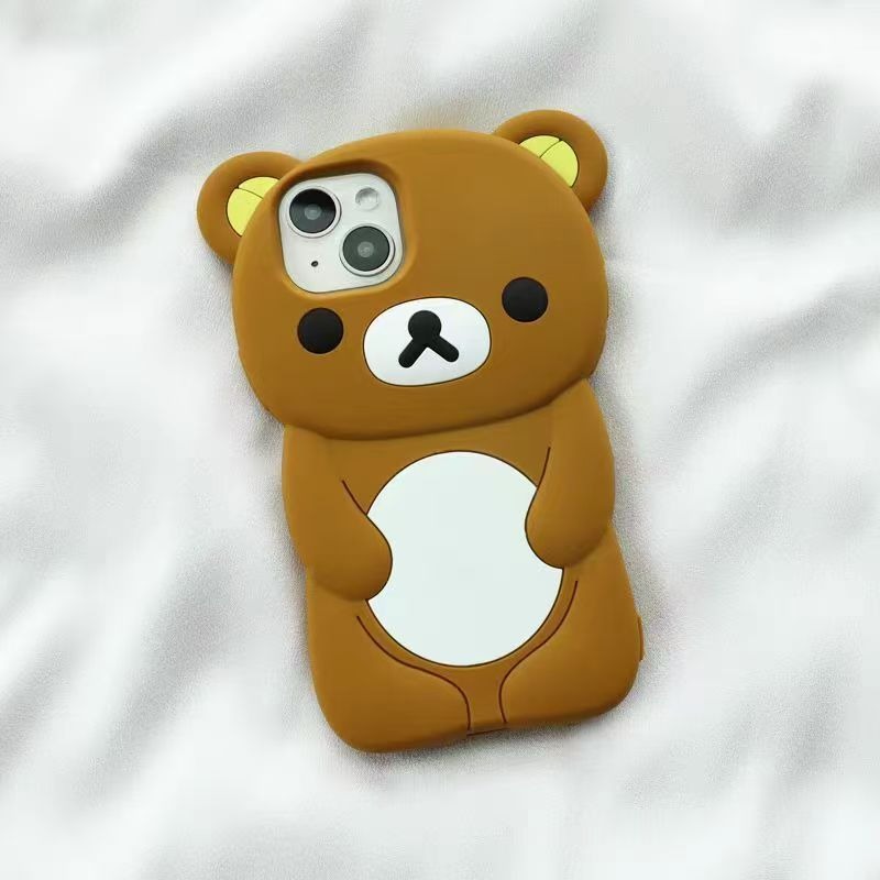 Phone Accessories Box Set - Силиконовый чехол Rilakkuma для телефона, милый