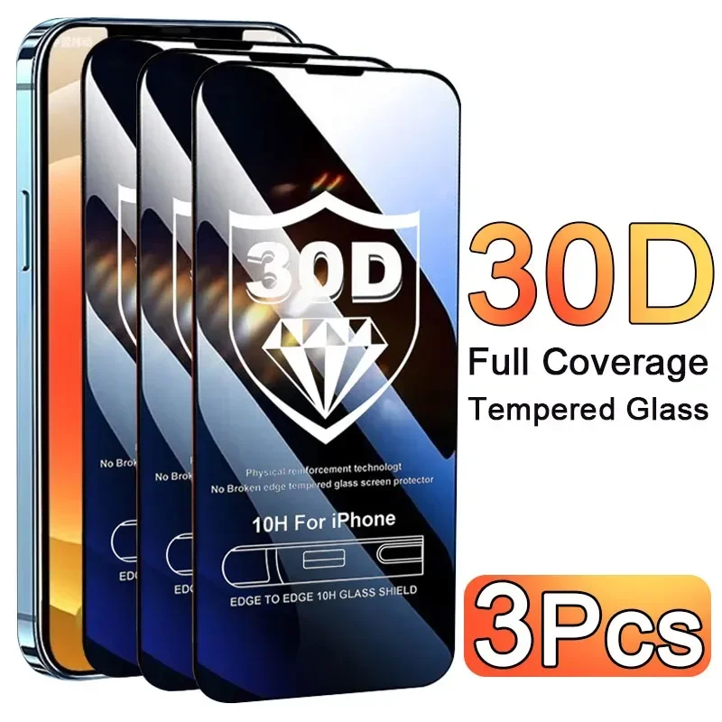 Phone Accessories Box Set - 3 шт. стеклянный защитный чехол для