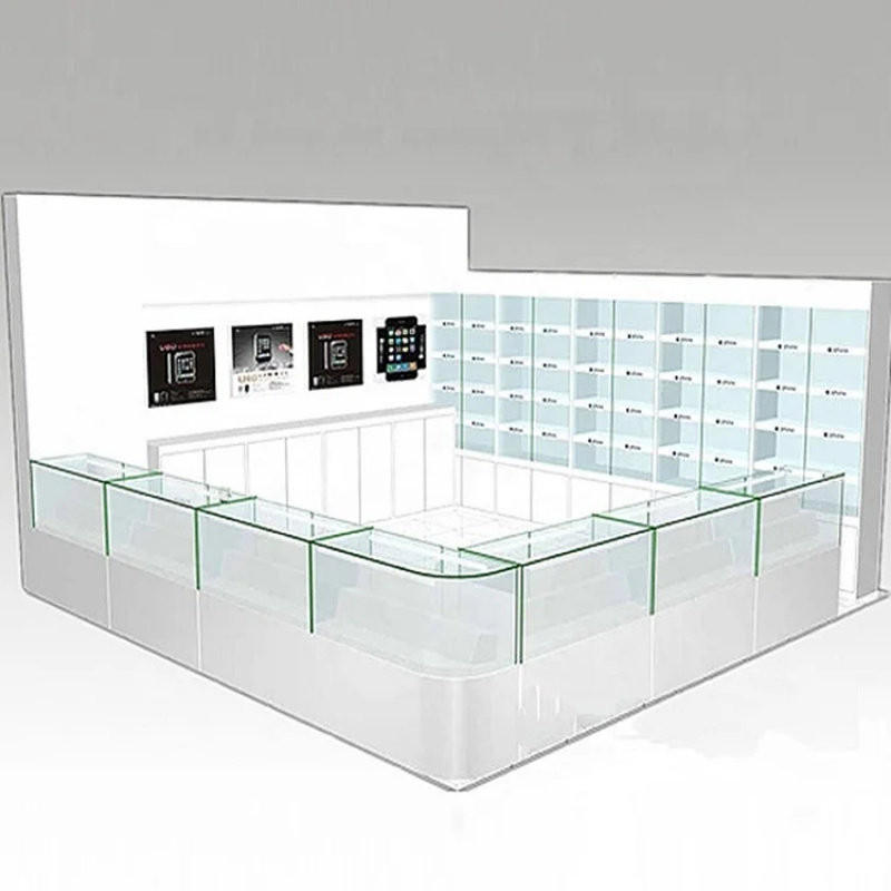 Phone Accessories Cabinet - Витрина для мобильных телефонов: стеклянный дисплей,