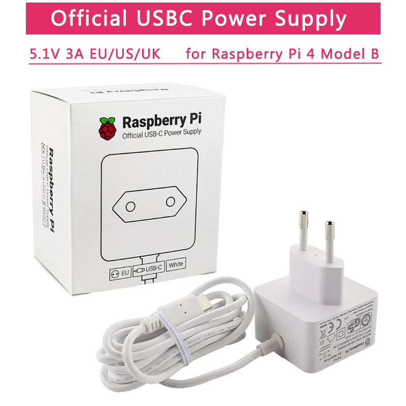Phone Accessories Uk - Официальный блок питания Raspberry Pi 4,
